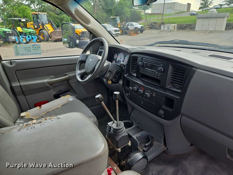 image for item EF1680 2010 Dodge Ram 5500 Crew Cab dump flatbed truck