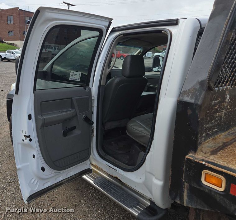 image for item EF1680 2010 Dodge Ram 5500 Crew Cab dump flatbed truck