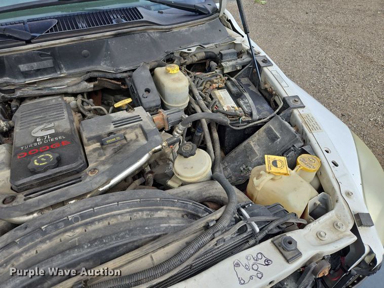 image for item EF1680 2010 Dodge Ram 5500 Crew Cab dump flatbed truck