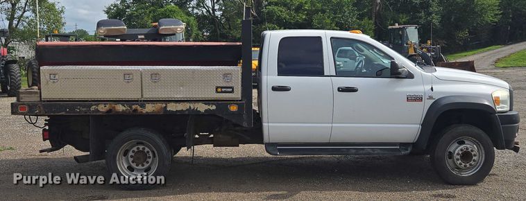 image for item EF1681 2010 Dodge Ram 5500 Crew Cab dump flatbed truck