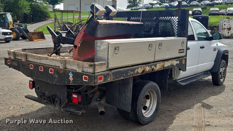 image for item EF1681 2010 Dodge Ram 5500 Crew Cab dump flatbed truck