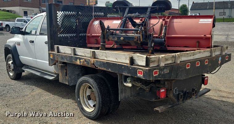 image for item EF1681 2010 Dodge Ram 5500 Crew Cab dump flatbed truck