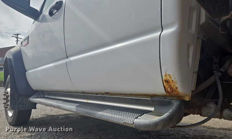 image for item EF1681 2010 Dodge Ram 5500 Crew Cab dump flatbed truck