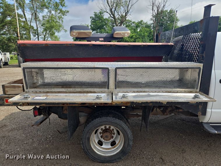 image for item EF1681 2010 Dodge Ram 5500 Crew Cab dump flatbed truck