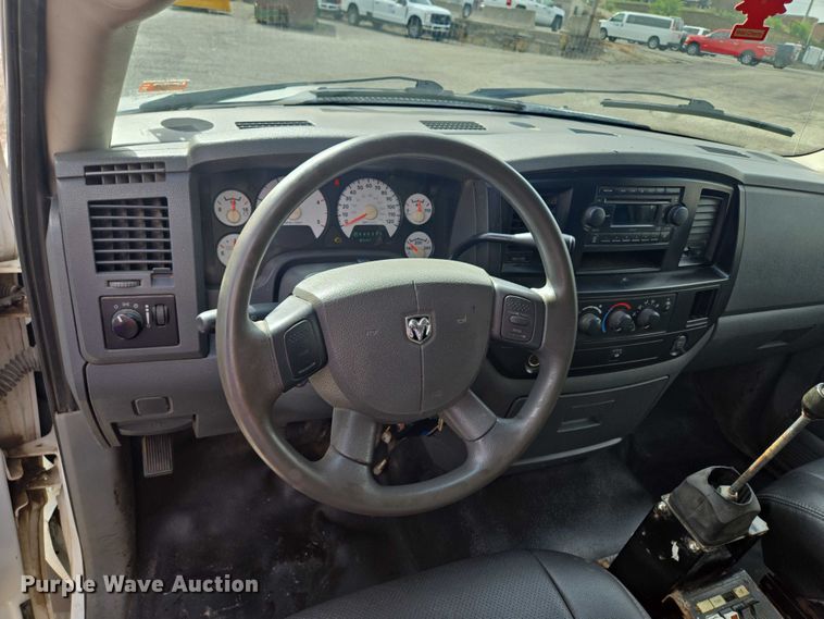 image for item EF1681 2010 Dodge Ram 5500 Crew Cab dump flatbed truck