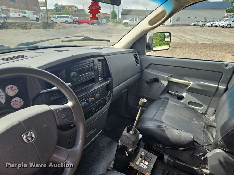 image for item EF1681 2010 Dodge Ram 5500 Crew Cab dump flatbed truck