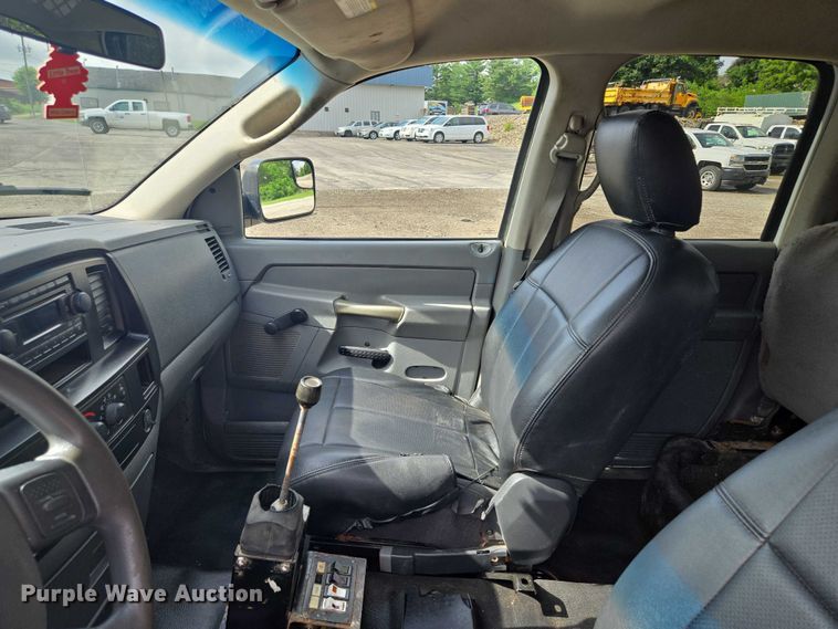 image for item EF1681 2010 Dodge Ram 5500 Crew Cab dump flatbed truck