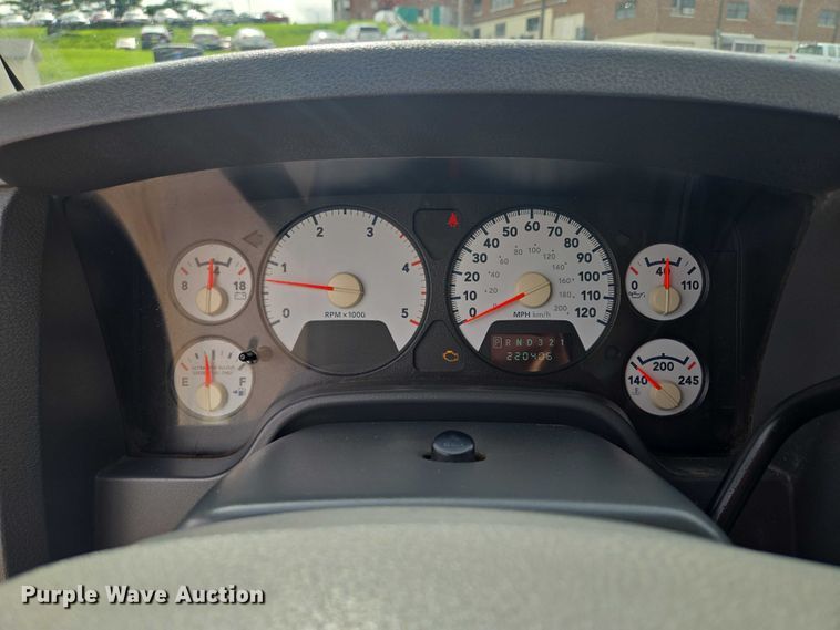 image for item EF1681 2010 Dodge Ram 5500 Crew Cab dump flatbed truck