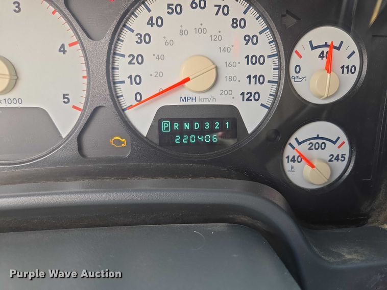 image for item EF1681 2010 Dodge Ram 5500 Crew Cab dump flatbed truck