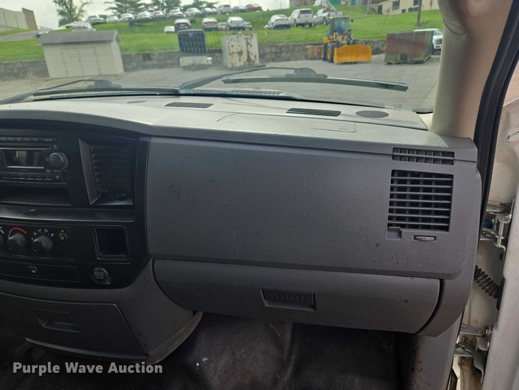 image for item EF1681 2010 Dodge Ram 5500 Crew Cab dump flatbed truck