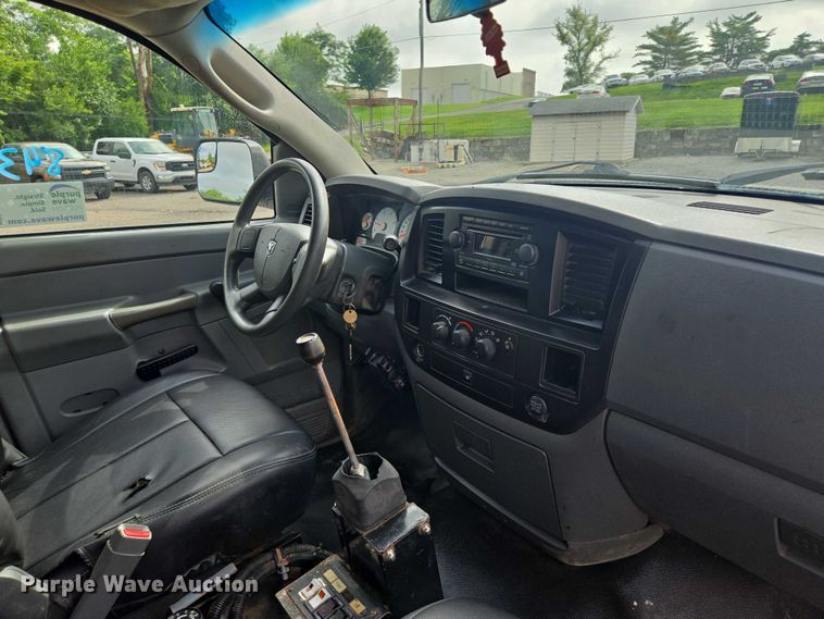 image for item EF1681 2010 Dodge Ram 5500 Crew Cab dump flatbed truck