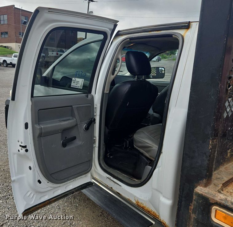 image for item EF1681 2010 Dodge Ram 5500 Crew Cab dump flatbed truck