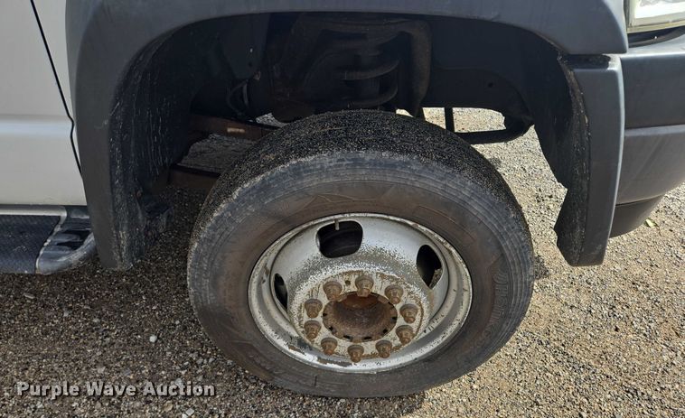 image for item EF1681 2010 Dodge Ram 5500 Crew Cab dump flatbed truck