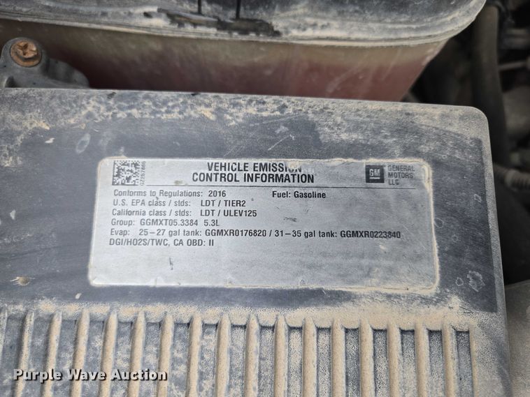 image for item EF1685 2016 Chevrolet Silverado 1500 Double Cab pickup truck