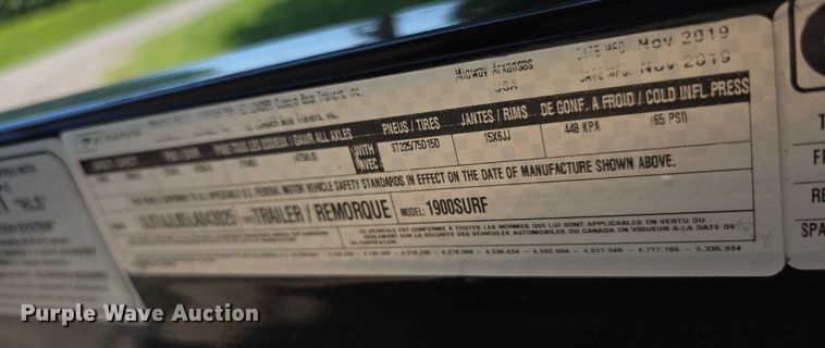 image for item EF3582 2020 Regal 1900 FasTrac boat