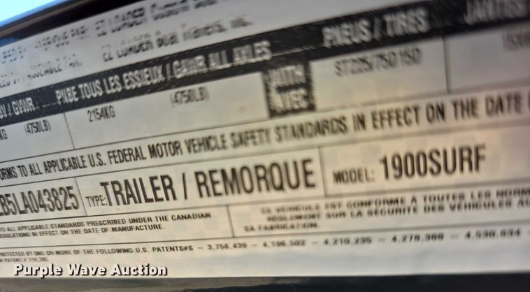 image for item EF3582 2020 Regal 1900 FasTrac boat