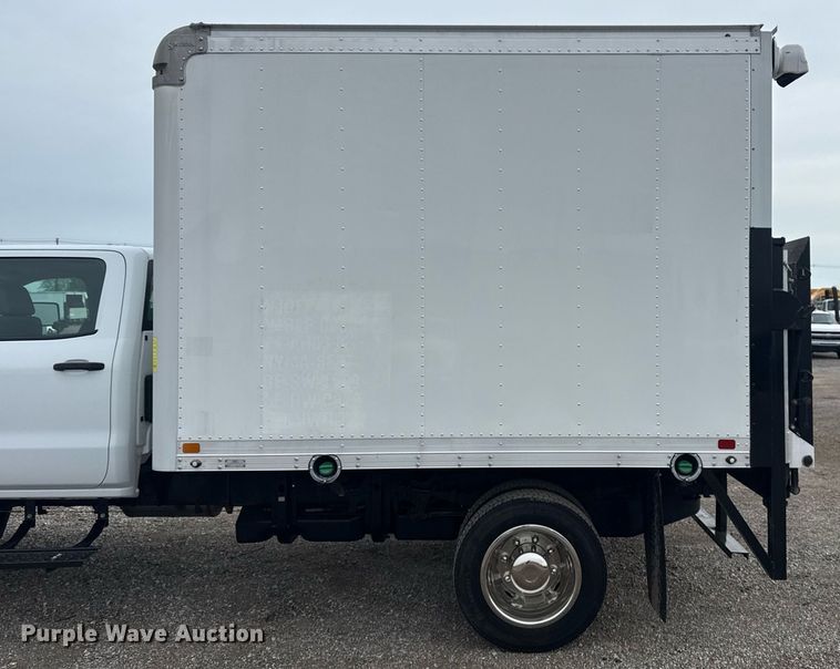 image for item EG5793 2021 Chevrolet Silverado 5500HD Crew Cab box truck