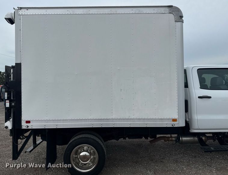 image for item EG5793 2021 Chevrolet Silverado 5500HD Crew Cab box truck