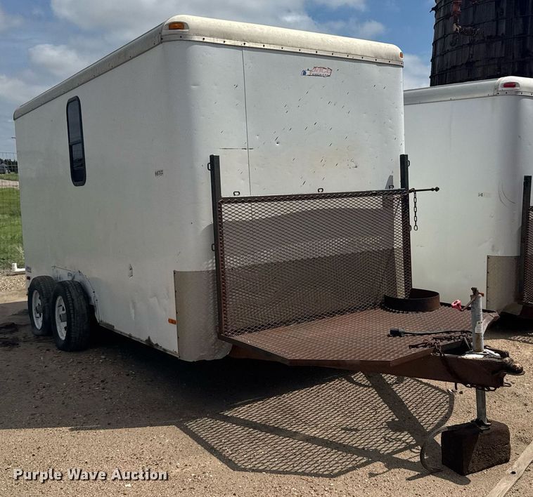 image for item EG6615 2009 Pace JT714TA2 enclosed cargo trailer