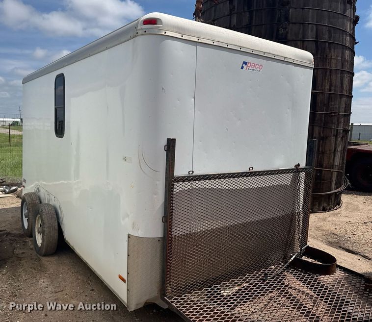 image for item EG6616 2009 Pace 17ZUP14209X064330 enclosed cargo trailer