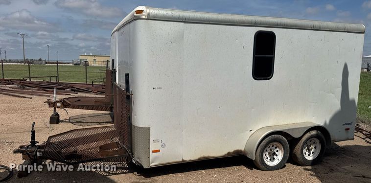 image for item EG6616 2009 Pace 17ZUP14209X064330 enclosed cargo trailer