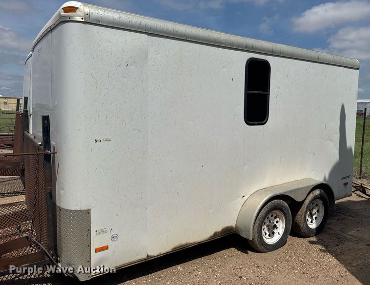 image for item EG6616 2009 Pace 17ZUP14209X064330 enclosed cargo trailer