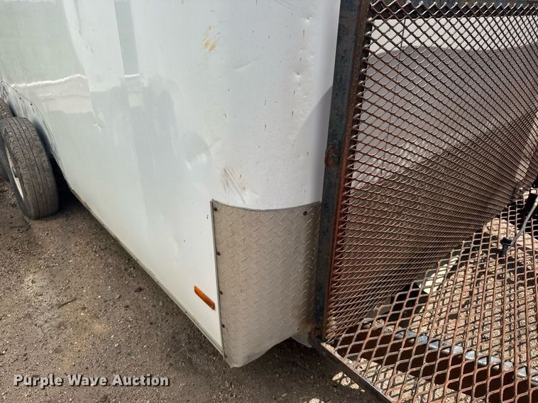 image for item EG6616 2009 Pace 17ZUP14209X064330 enclosed cargo trailer