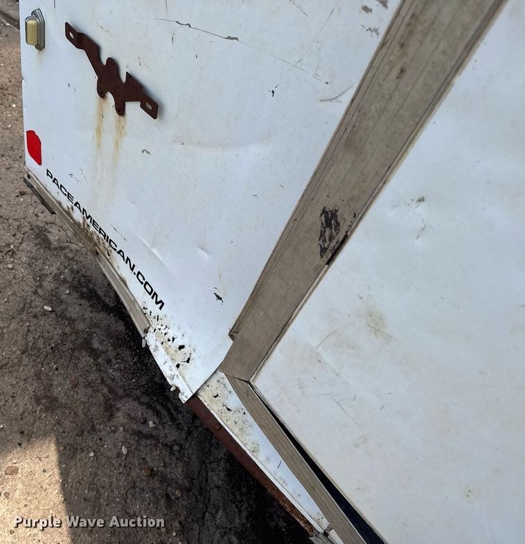 image for item EG6616 2009 Pace 17ZUP14209X064330 enclosed cargo trailer