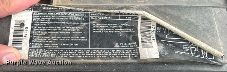 image for item EG6642 1994 Chevrolet K1500 