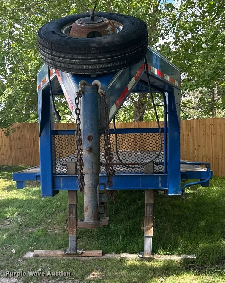 image for item EG6652 1998 Shop built flatbed trailer