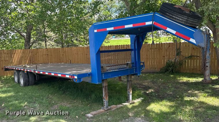 image for item EG6652 1998 Shop built flatbed trailer