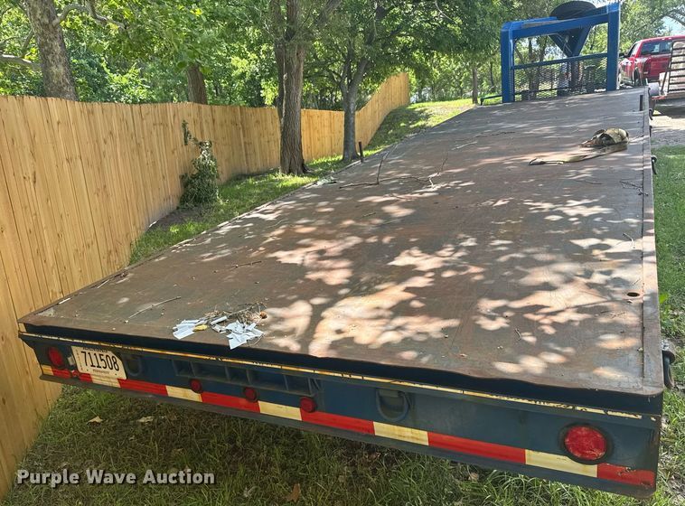 image for item EG6652 1998 Shop built flatbed trailer