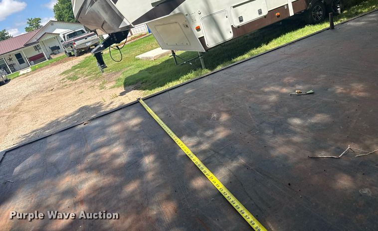 image for item EG6652 1998 Shop built flatbed trailer