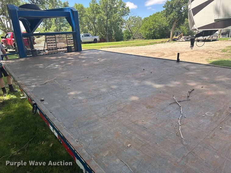 image for item EG6652 1998 Shop built flatbed trailer