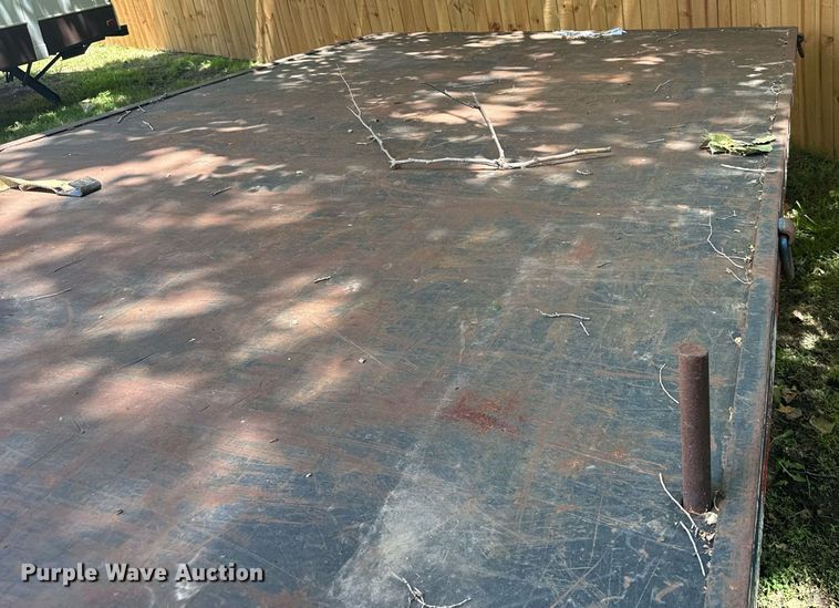 image for item EG6652 1998 Shop built flatbed trailer