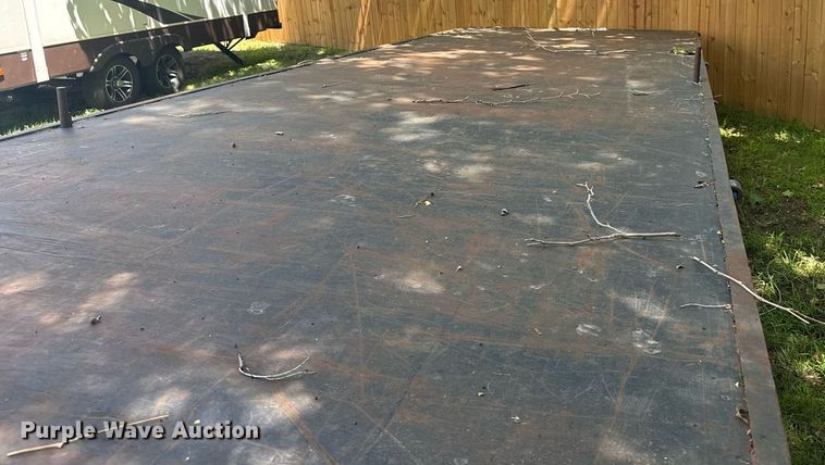 image for item EG6652 1998 Shop built flatbed trailer