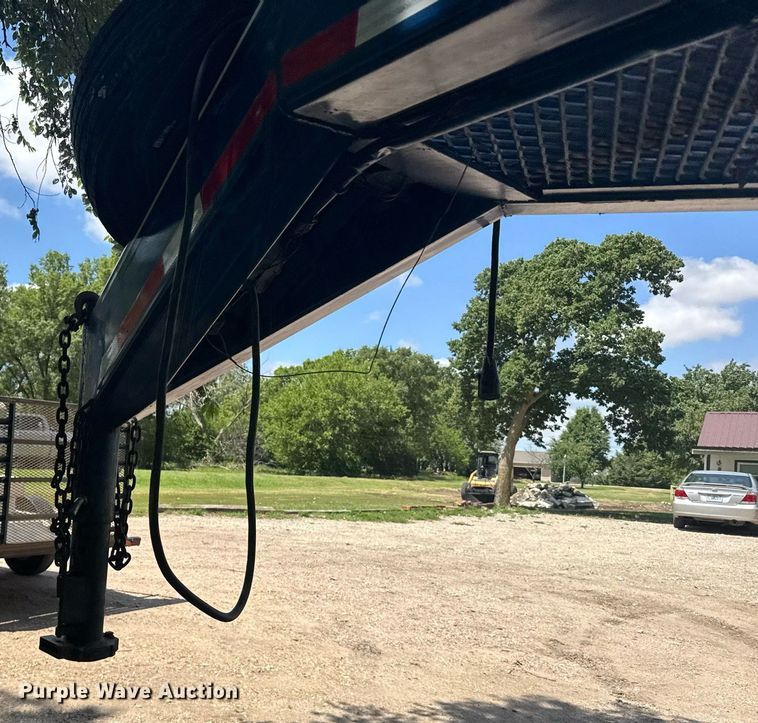 image for item EG6652 1998 Shop built flatbed trailer