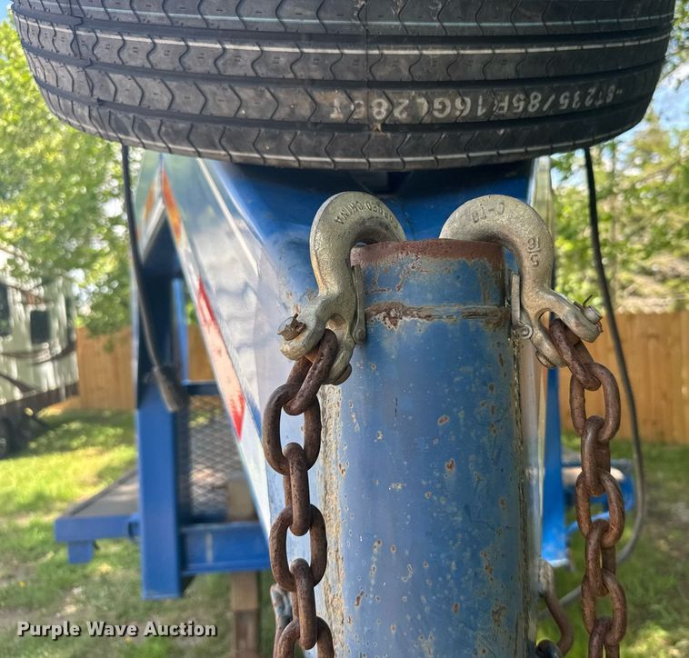 image for item EG6652 1998 Shop built flatbed trailer