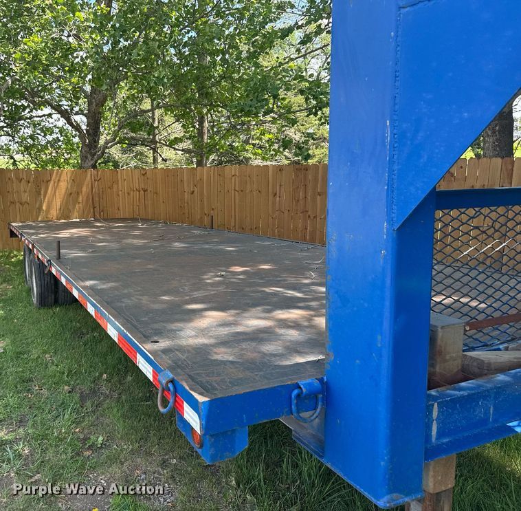 image for item EG6652 1998 Shop built flatbed trailer