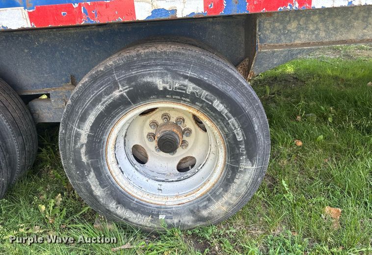 image for item EG6652 1998 Shop built flatbed trailer