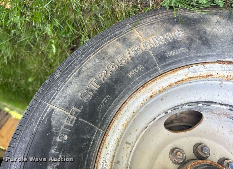 image for item EG6652 1998 Shop built flatbed trailer