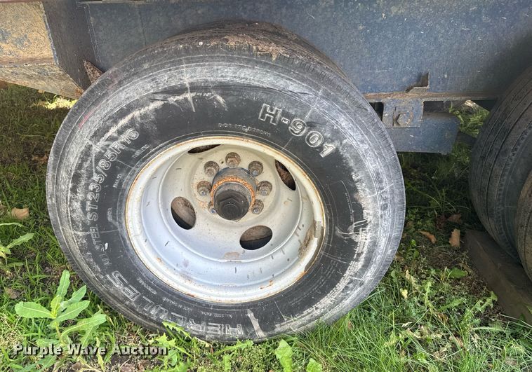 image for item EG6652 1998 Shop built flatbed trailer