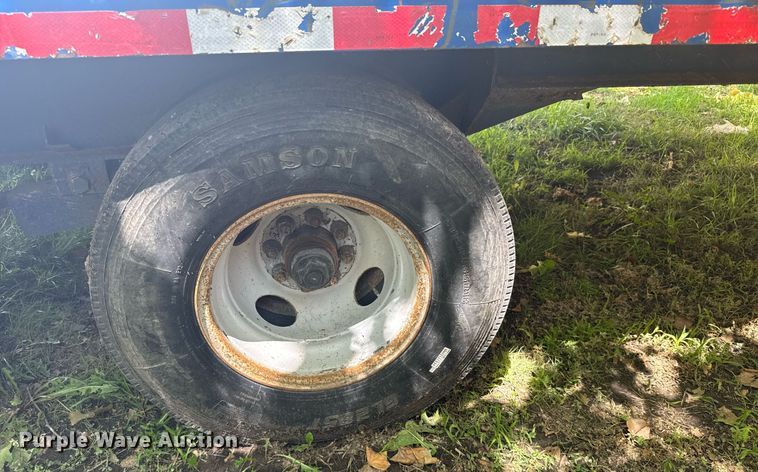 image for item EG6652 1998 Shop built flatbed trailer