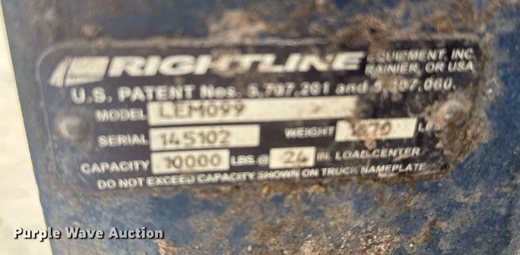 image for item EG6658 2014 Nissan PF100YLP forklift