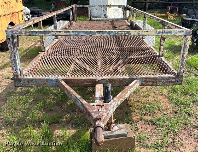 image for item EG8114 Shop built utility trailer