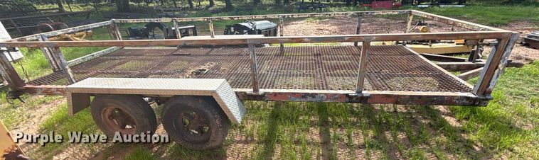 image for item EG8114 Shop built utility trailer