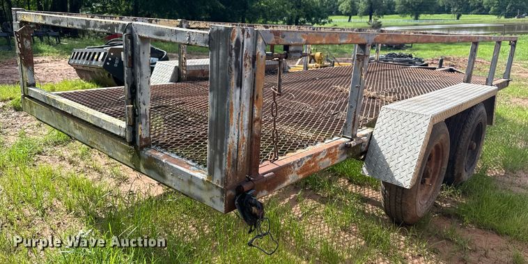 image for item EG8114 Shop built utility trailer