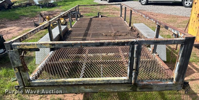 image for item EG8114 Shop built utility trailer