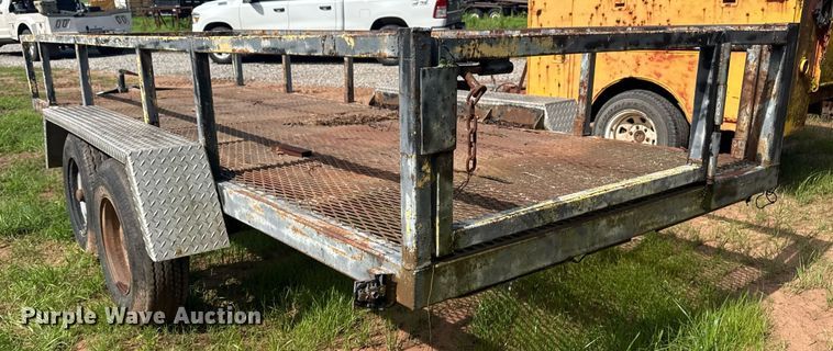 image for item EG8114 Shop built utility trailer