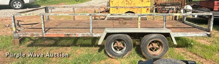 image for item EG8114 Shop built utility trailer